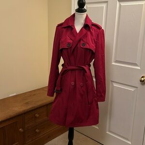 Narcisco Rodriguez Fuschia pink trench